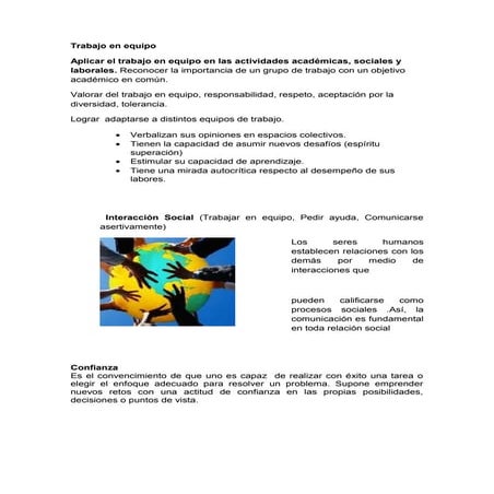 Trabajo en equipo resumen 2