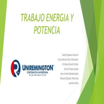 Trabajo energia y potencia