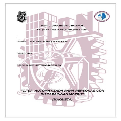 Trabajo escrito automatizacion de una casa para discapacitados