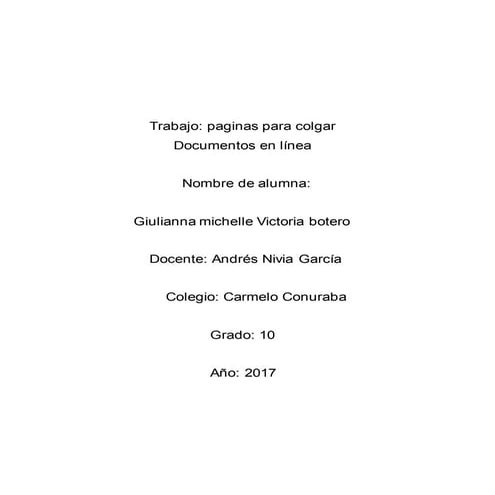 Trabajo escrito de giullianna