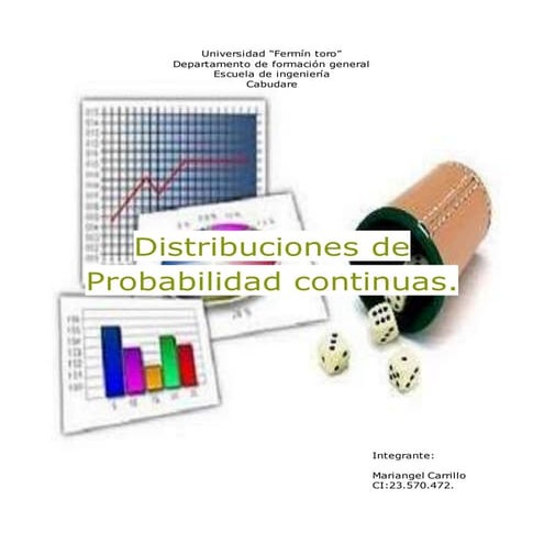 distribuciones de probabilidad continuas.