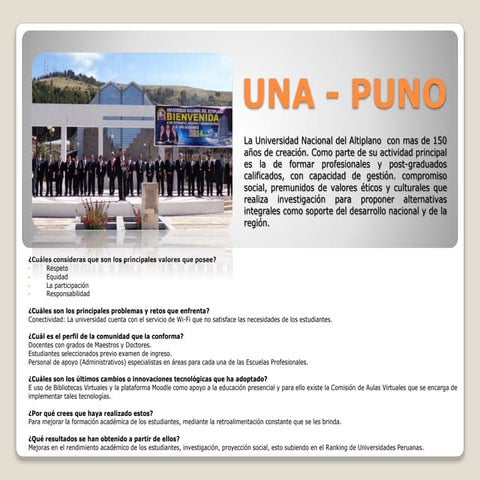 TIC's en la Educación - UNA Puno