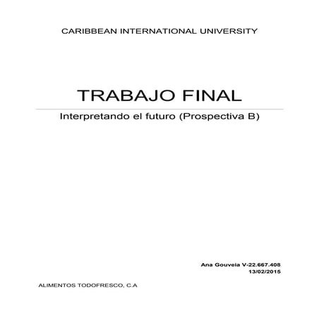 Trabajo final