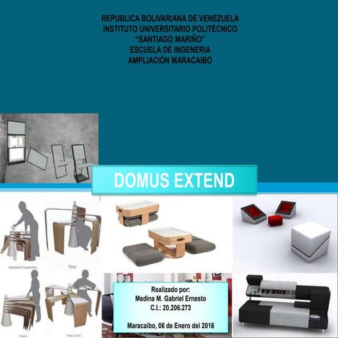 Trabajo final  gerencia domus extend