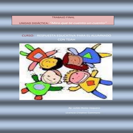 UNIDAD DIDÁCTICA PARA ALUMNADO CON TDAH