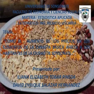 El Costo de la Canasta Basica. USO