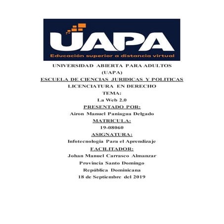 Trabajo final de infotecnologia para el aprendizaje......