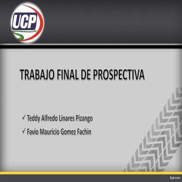 Trabajo final de Prospectiva