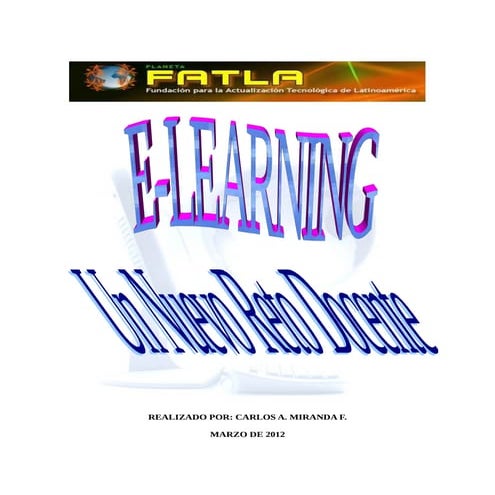 E-learning Un nuevo reto docente