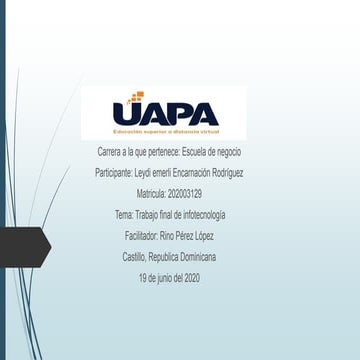 Trabajo final infotecnologia