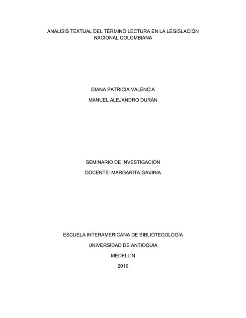 Trabajo final investigacion lectura