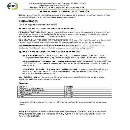 Trabajo final iv calidad mario