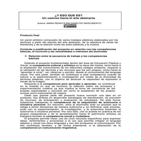 ¿Y esos que és? Un camino hacia el arte abstracto