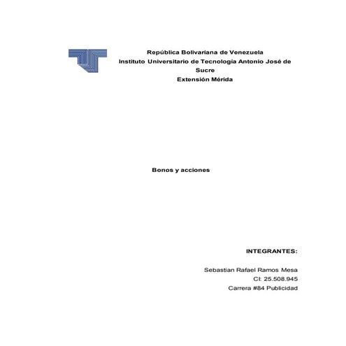 Acciones y bonos