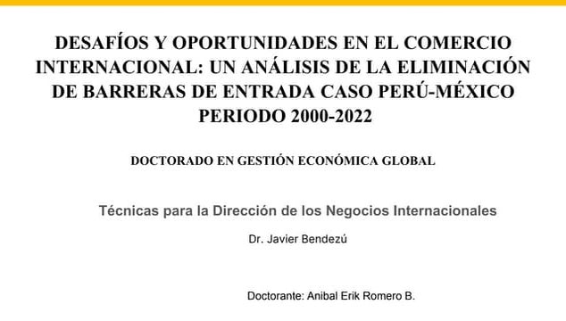 Impacto de la eliminacion de medidas antidumping en el sector cementero Peru ...