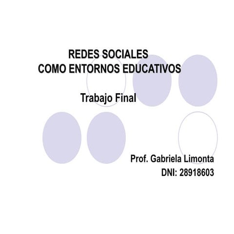 Trabajo final redes sociales postitulo