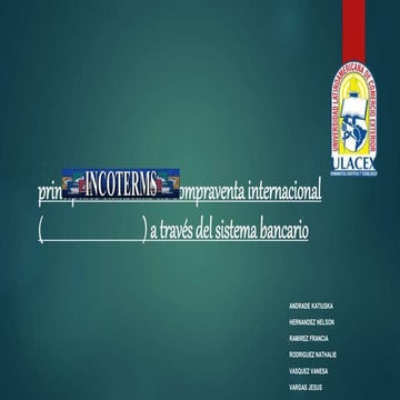 Cláusulas de Incoterms