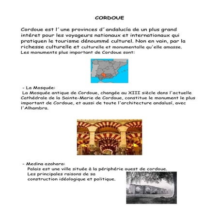 La ville de Cordoue
