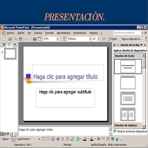 OPENOFFICE AND POWER-POINT | ODP