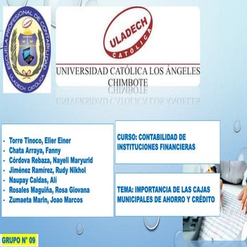 TRABAJO GRUPAL - 009 - IMPORTANCIA DE LAS CAJAS MUNICIPALES.pptx