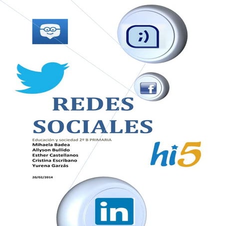 Trabajo grupal  redes sociales