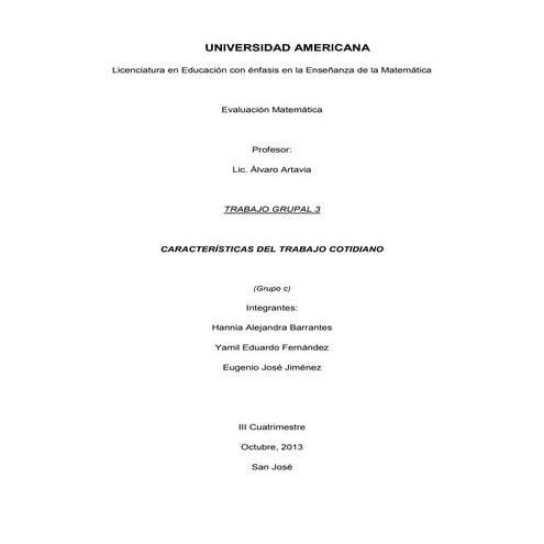 Trabajo grupal cotidiano grupo c