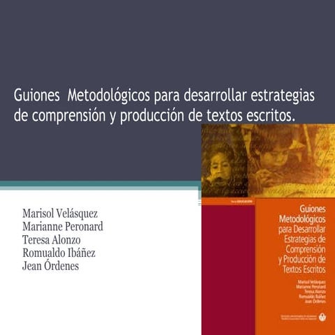 Trabajo grupal guías metodológicas