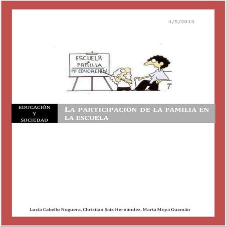 Conferencia de la participación de los padres de familia en la escuela ...