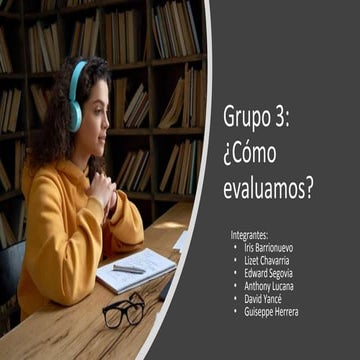 Como Evaluamos