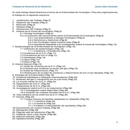 Enfermedad de Huntington  