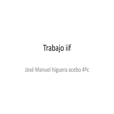 Trabajo Iif
