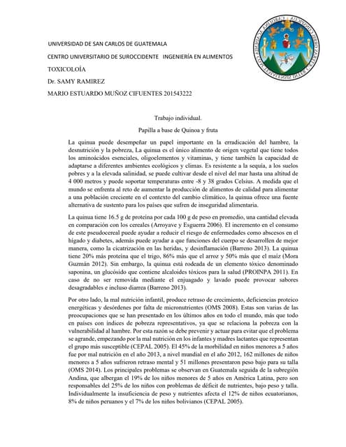 Trabajo individual