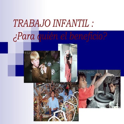 Trabajo Infantil   Para Pensar