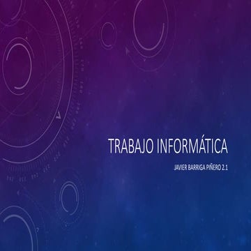 Trabajo informatica