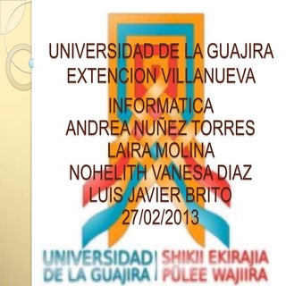 Trabajo informatica uniguajira_sem1