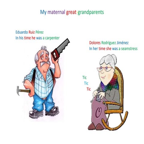 Trabajo ingles bisabuelos victor 5 a