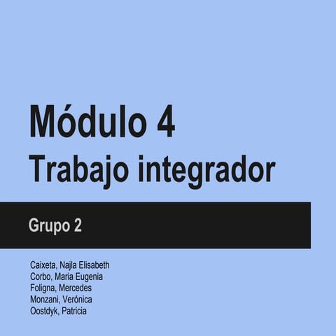 Trabajo integrador mod4