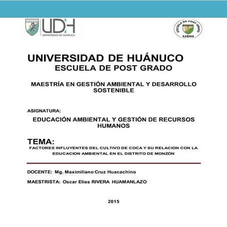 Trabajo investigación udh 2015