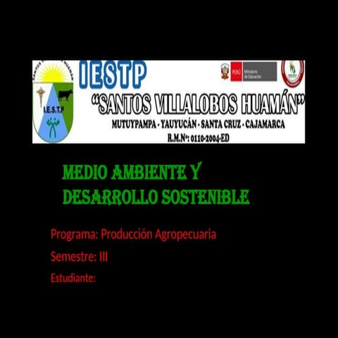 MEDIO AMBIENTE - SENSIBILIZACIÓN Y CONCIENTIZACIÓN AMBIENTAL