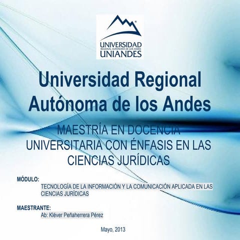 Trabajo kléver peñaherrera