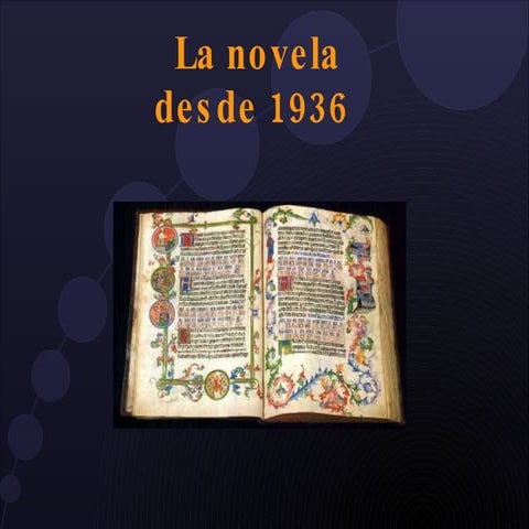 Trabajo lengua. novela desde 1936