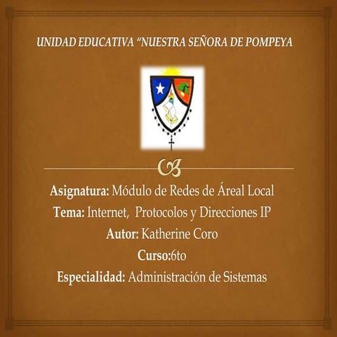 Internet, Protocolos y Direcciones IP 