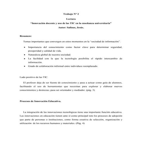 Innovación educativa y el uso de las tic´s | PDF