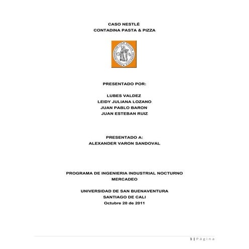 Trabajo nestle final