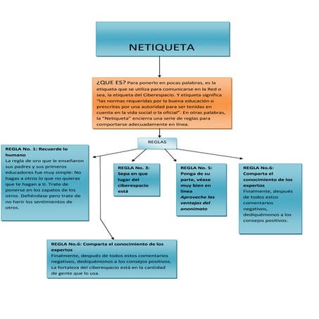 Cuadro Conceptual De Netiqueta