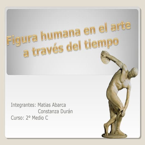 Figura humana en el arte a través de la historia | PPTX
