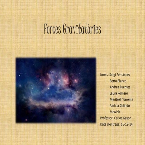 Treball evolució de l'univers