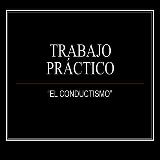 conductismo