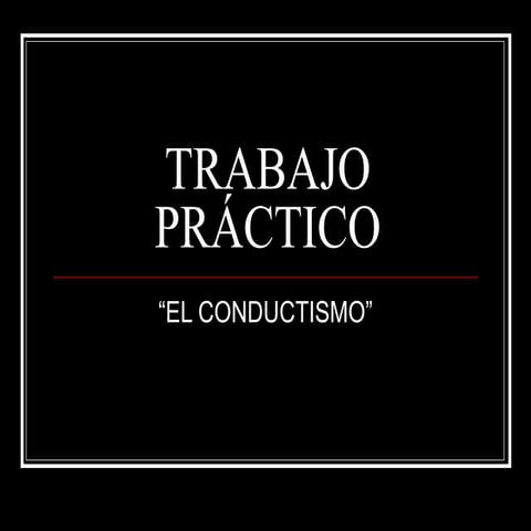 conductismo