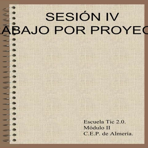 Trabajo Por Proyectos